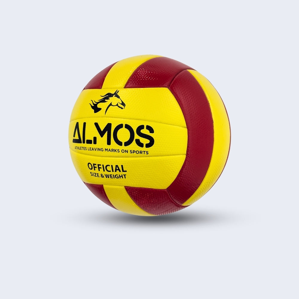 Almos Match Volleyball Yellow & Red