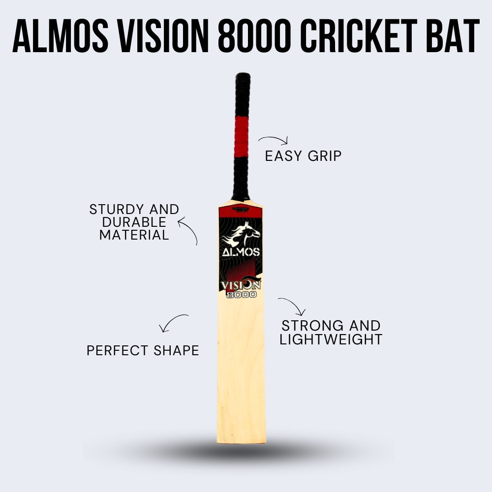 ALMOS VISION-8000 TAPE BALL CRICKET BAT