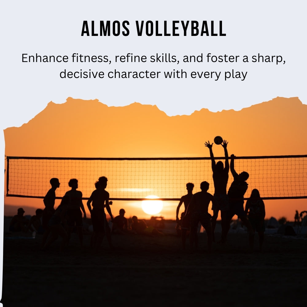 Almos Match Volleyball Yellow & Red