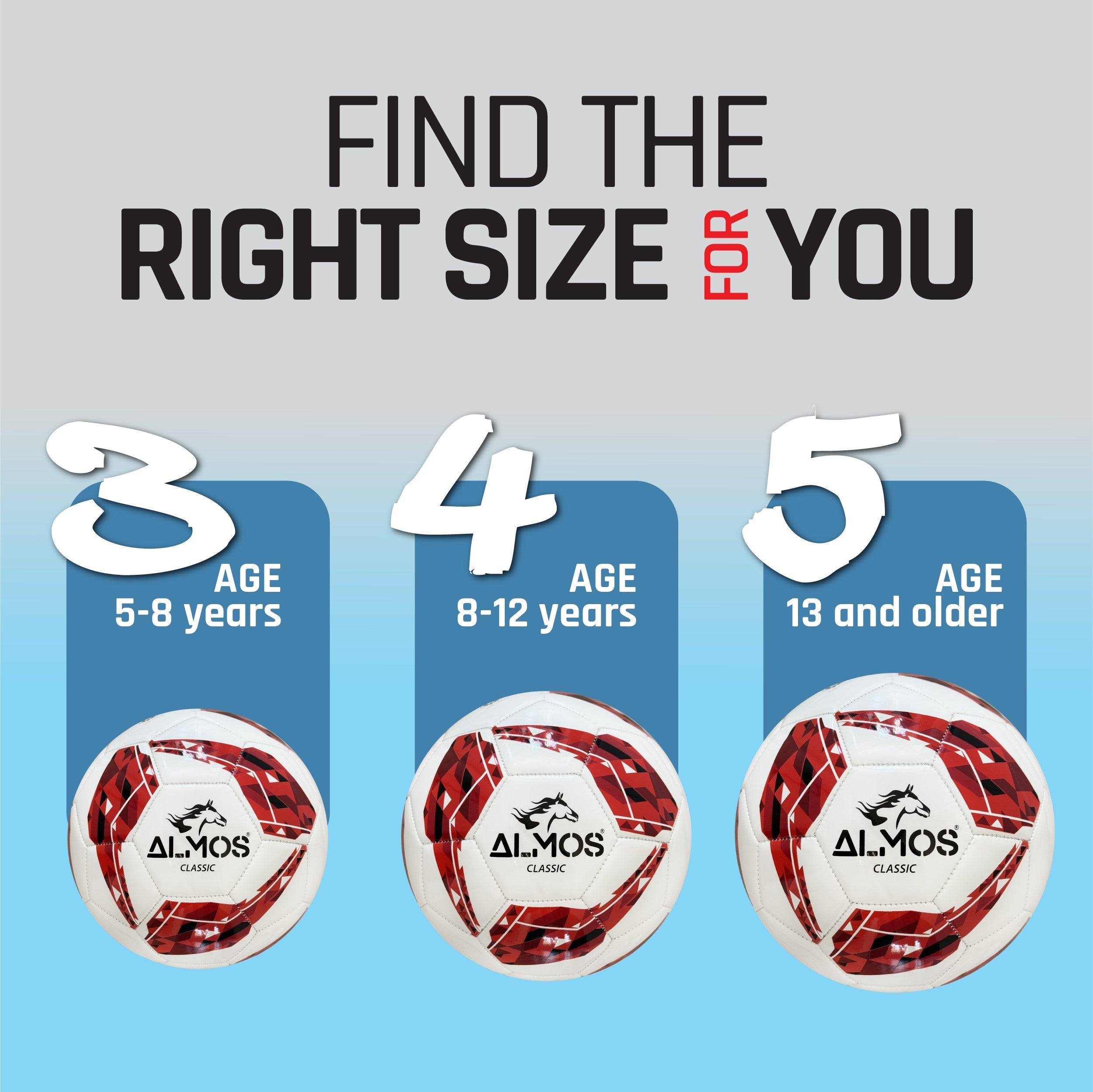 Almos Classic 32 Soccer Ball – Durable Match & Training Ball for All Ages