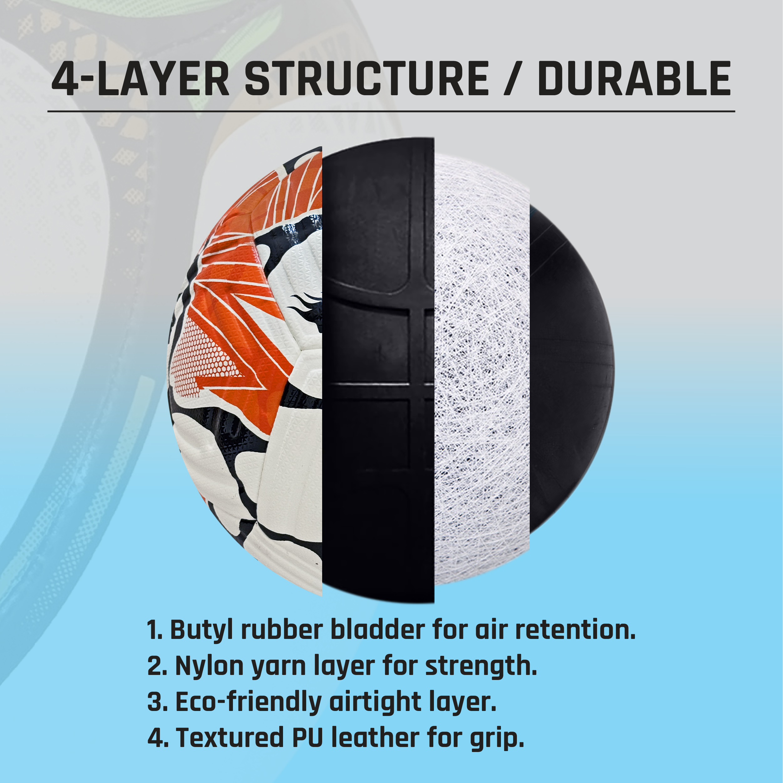 Almos Embossed Classic Training Soccer Ball – Size 5