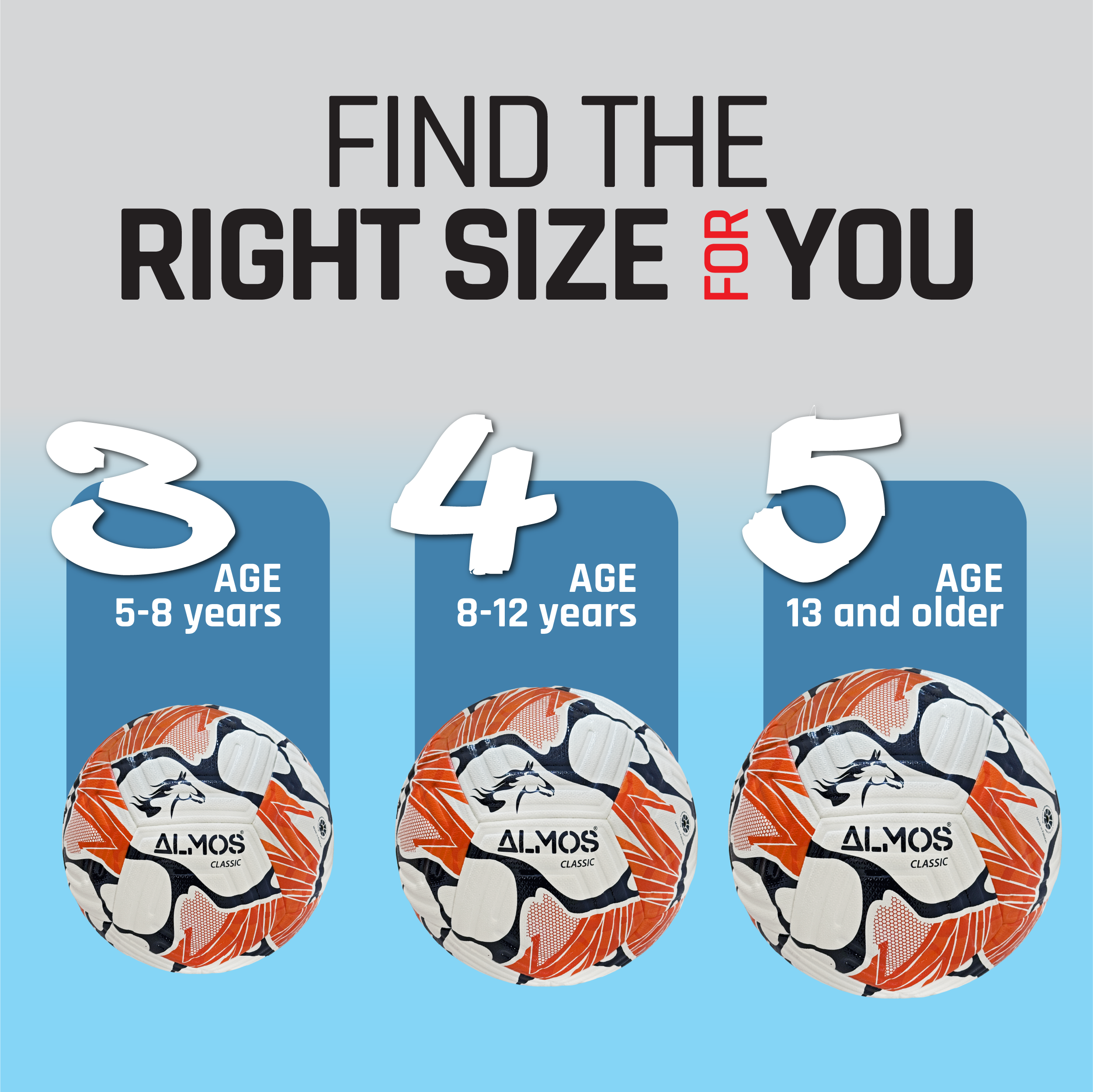 Almos Embossed Classic Training Soccer Ball – Size 5