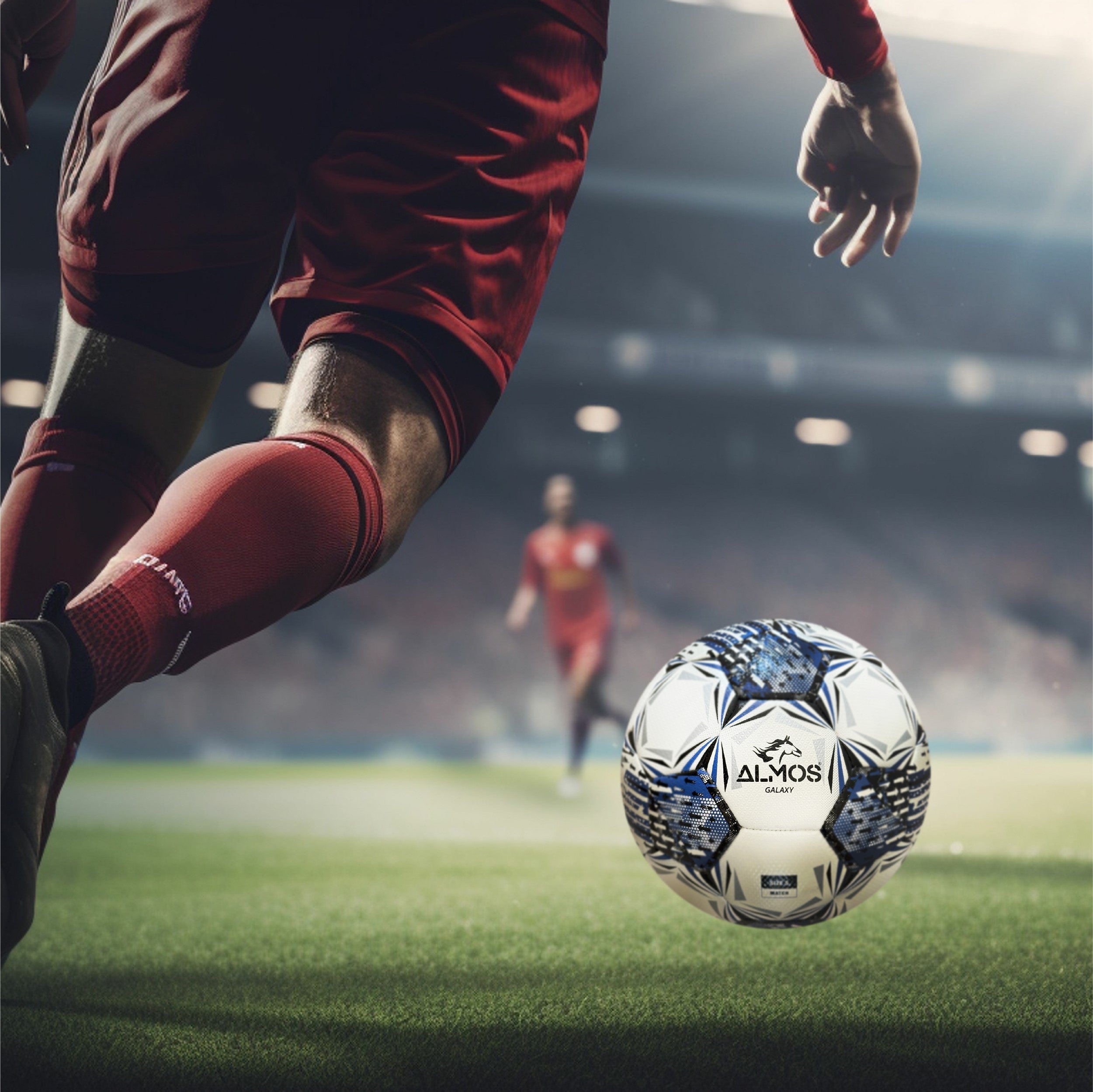 Almos Galaxy Soccer Ball – Elite Performance for Training & Matches (Size 4 & 5)
