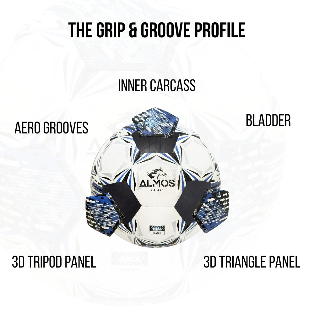 Almos Galaxy Soccer Ball – Elite Performance for Training & Matches (Size 4 & 5)