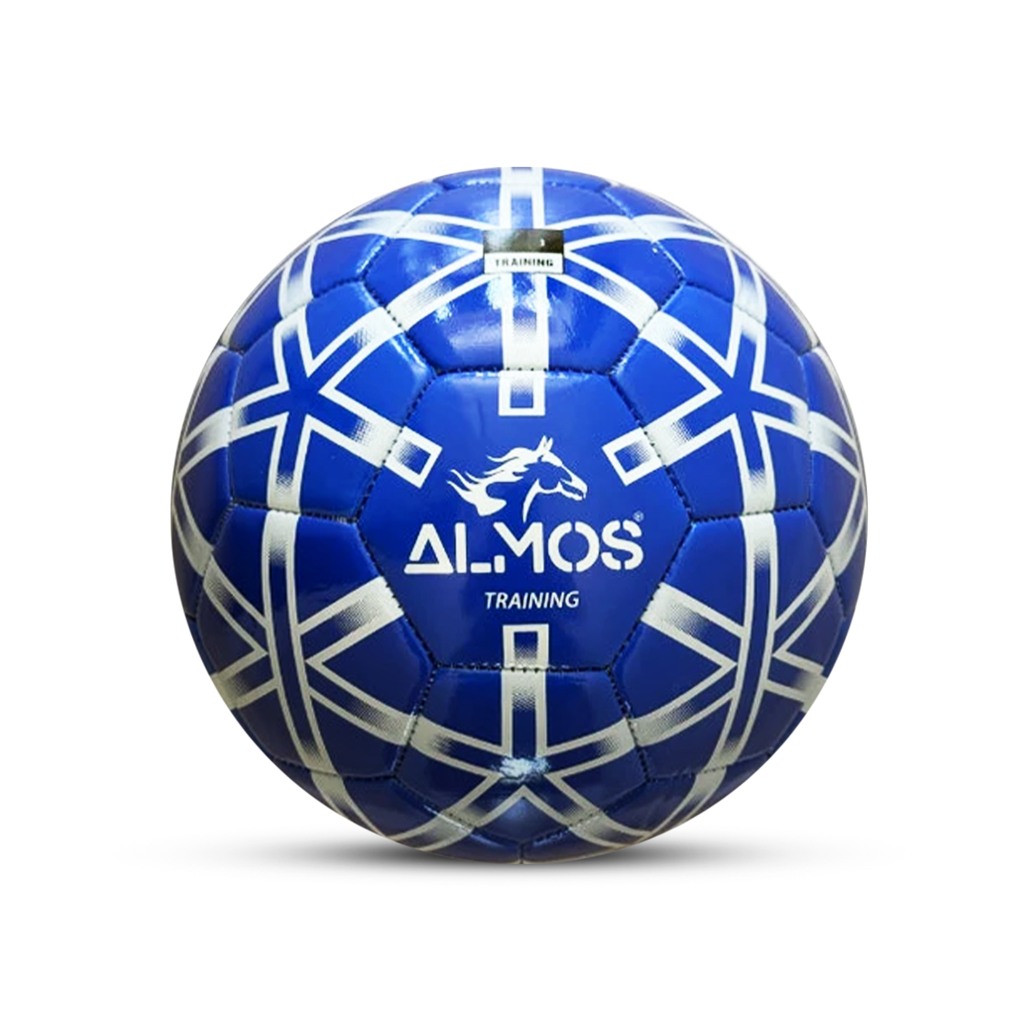 Almos Training PVC Soccer Ball – Size 4 & 5 | Blue, Red & Pink