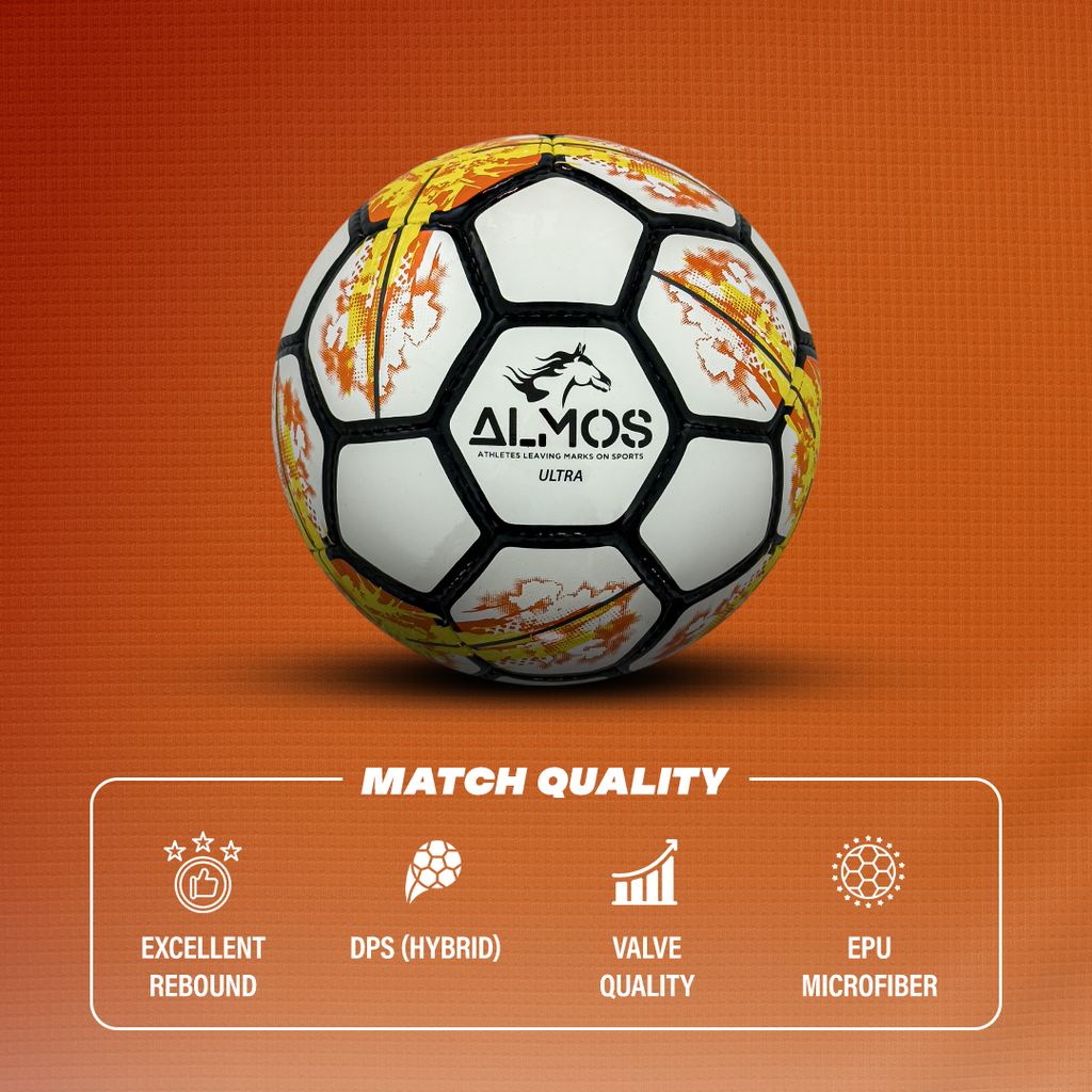 Almos Ultra Match Soccer Ball - 32 Panel - Size 5 
