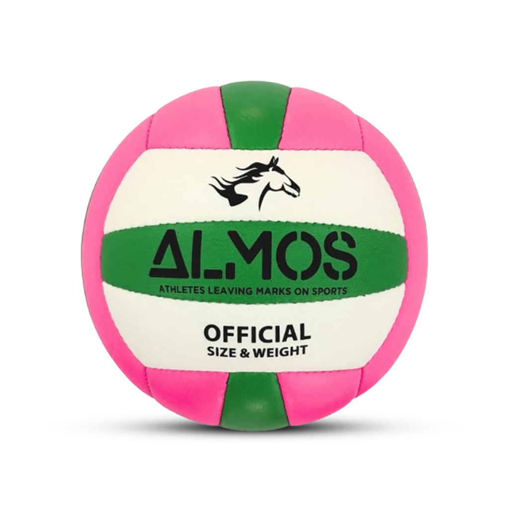 Almos Training Volleyball Pink Green 