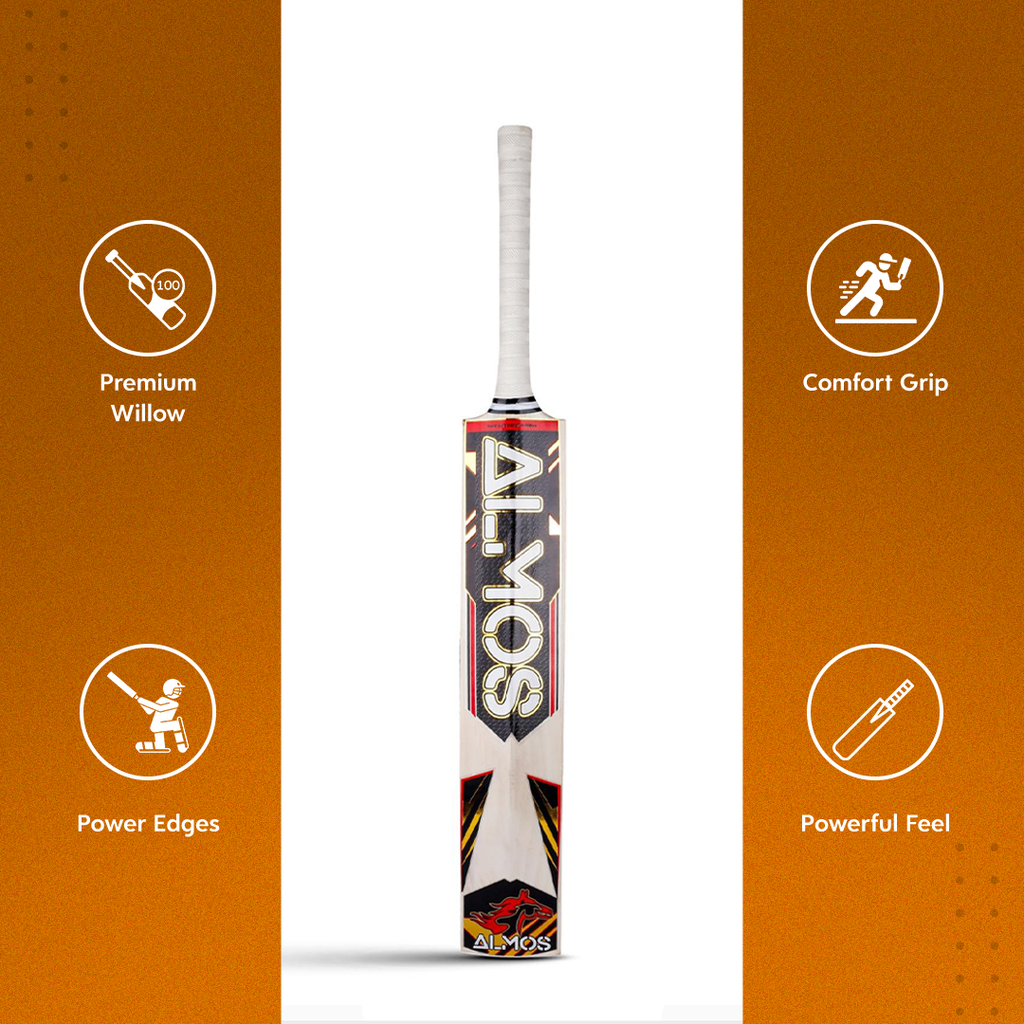 Almos Sports Club Edition Cricket Bat - Ideal for Club Matches 
