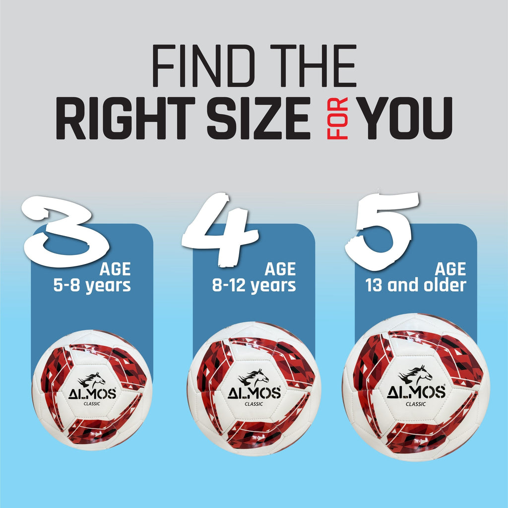 Almos Classic 32 Soccer Ball – Durable Match & Training Ball for All Ages 